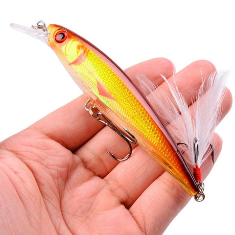 1PCS Laser Minnow Fishing Lure