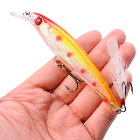 1PCS Laser Minnow Fishing Lure