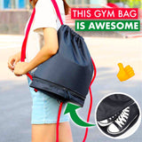 SportyBag - Wet and Dry Drawstring Sports Backpack