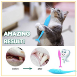 Purfect Teeth - Catnip Filled Silicone Fish Toothbrush