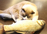 Stuffed Catnip Kicker Fish Toy