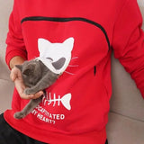 Pet Lover Hoodie With Large Kangaroo Pouch