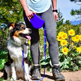 Essential Leash - Multi-functional Dog Leash With Built-in Water Bottle, Bowl & Waste Bag Dispenser