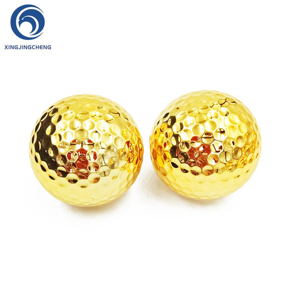 Unique Silver Gold Golf Balls