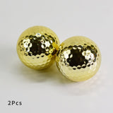 Unique Silver Gold Golf Balls