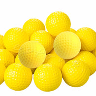 10Pcs PU Foam Golf Balls Yellow