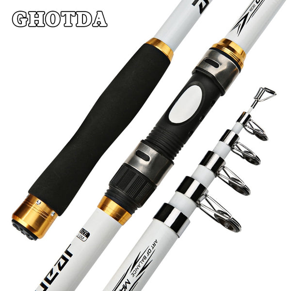 GHOTDA 2.1M -3.6M Carp Fishing Rod feeder