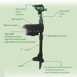 SprayCrow - Solar Powered Motion Activated Animal Repellent Garden Sprinkler