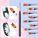 FloraPen - Chic Flower Petal Nail Art Brush Pen Set