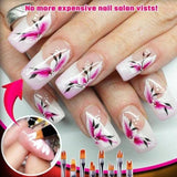 FloraPen - Chic Flower Petal Nail Art Brush Pen Set