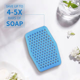 SoaperSaver - Silicone Soap Saver Sleeve Shower Scrubber