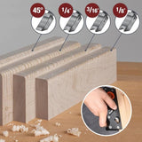 EZ CHamfer - Woodworking 45 Degree Edge Auto Chamfering Tool