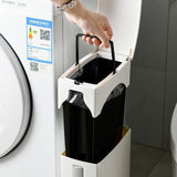 3 In 1 Bathroom Trash Bin with Cleaning Brush