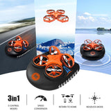 3-In-1 Air, Land & Water Hovercraft Drone