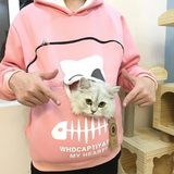 Pet Lover Hoodie With Large Kangaroo Pouch